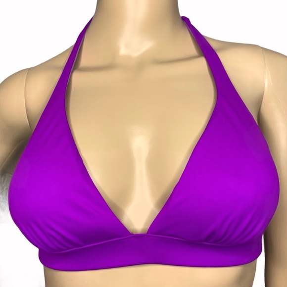 Victoria's Secret Other - Victoria’sSecret Triangle Halter Bikini Top Purple Small